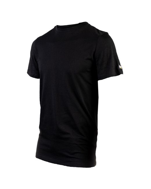 Caterpillar Black Essentials Short-Sleeve Cotton T-Shirt for men