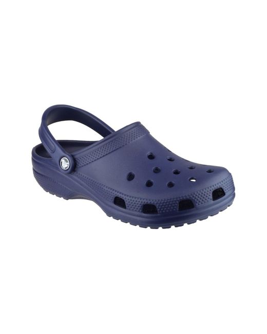 CROCSTM Blue Classic Croslite Rubber Clogs