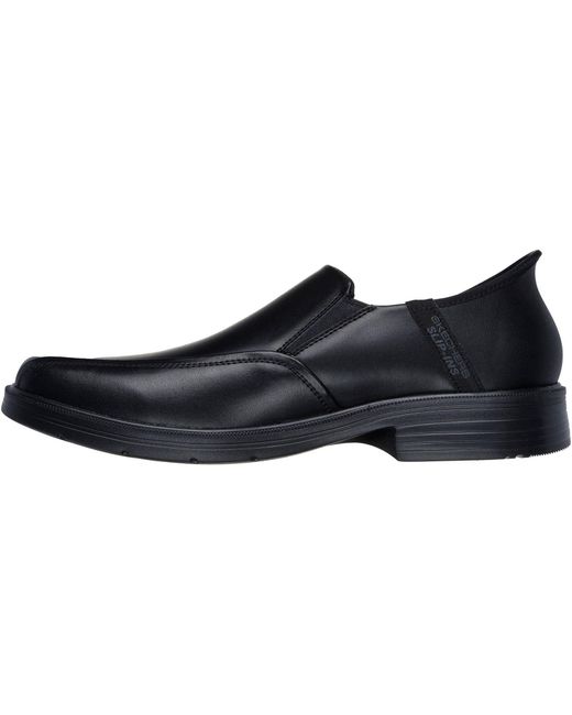 Skechers Blue Caswell Frantone Leather Slip-On Shoes