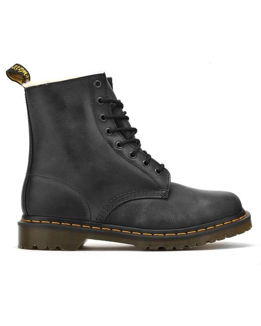Dr. Martens Black Dr. Martens 1460 Serena Fur Lined Boots