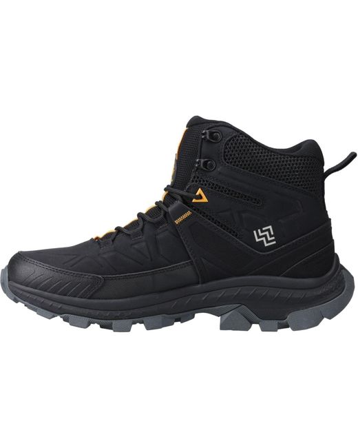 Hi-tec Black Rainier Synthetic Hiking Boots for men