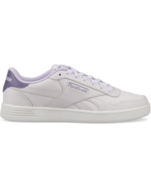 Reebok Gray Court Advance Synthetic Luxegrey/Dig Gleam/Purplefus Trainers