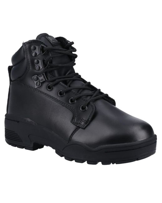 Magnum Black Patrol Cen Leather Safety Boots