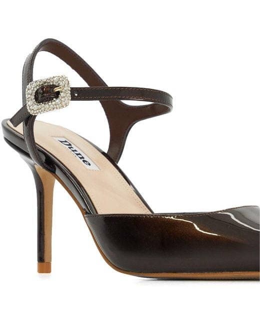 Dune Metallic Channel Heels