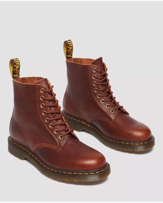 Dr. Martens Brown 1460 Pascal Ambassador Leather Cashew Boots