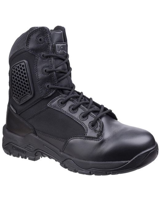 Magnum Black Strike Force 8.0 Wp Side-Zip Leather Safety Boots