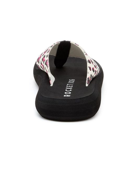 Rocket Dog Black Spotlight Monroe Cotton Hot Sandals