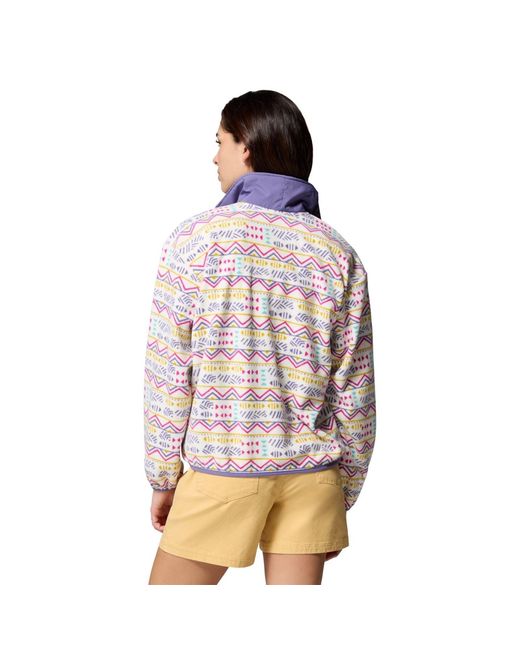 Columbia Multicolor Multicoloured Sequoia Grove Printed Half Zip