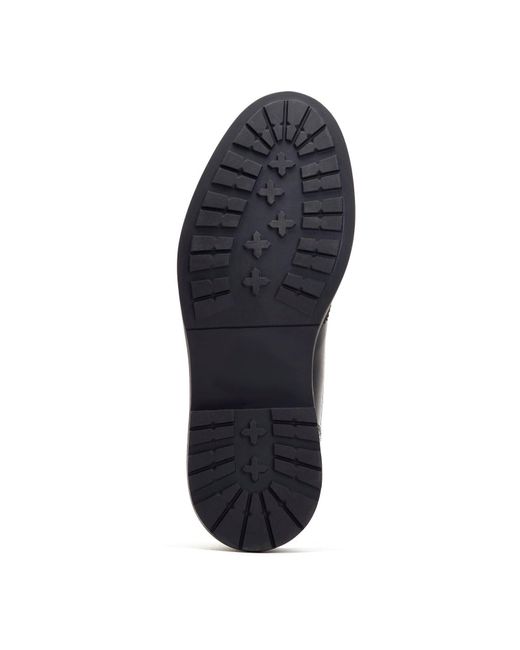Base London Black Dealer Leather Ankle Boots for men