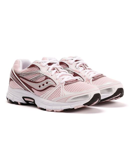 Saucony White Grid Legacy Silk/ Trainers