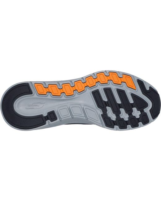 Skechers Arch Fit 2.0 The Keep Leren Sneakers/Oranje in het Blue
