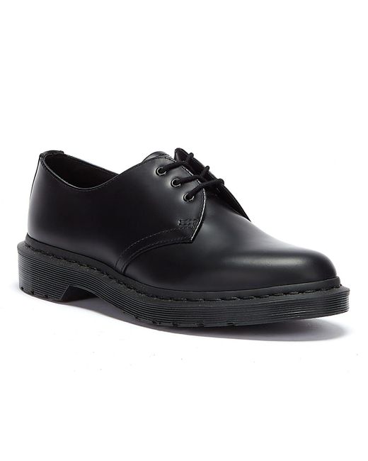1461 Mono Chaussures Noires Dr. Martens en coloris Black