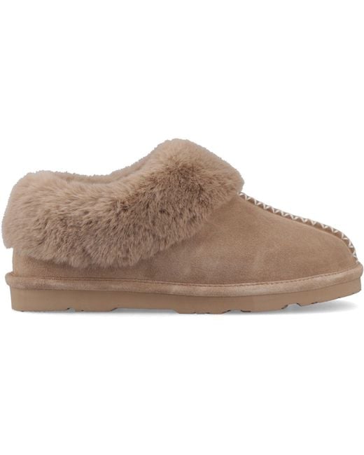 BEARPAW Brown Bella Suede Birch Slippers