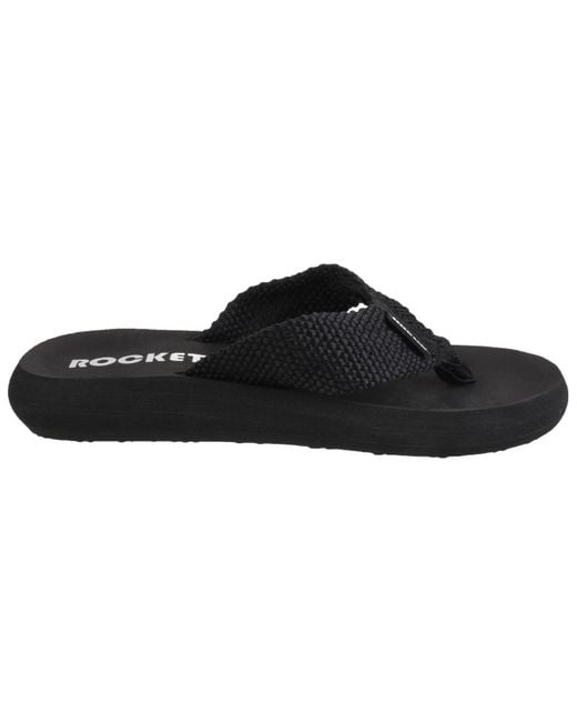 Rocket Dog Black Sunset Webbing Flip Flops