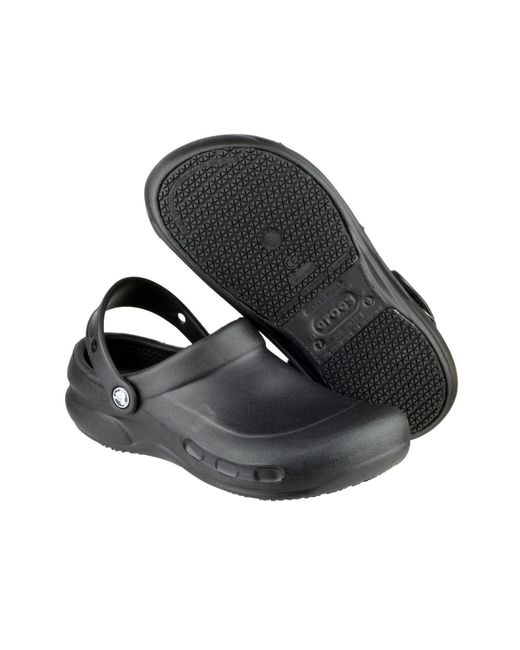 CROCSTM Black Bistro Synthetic Clogs