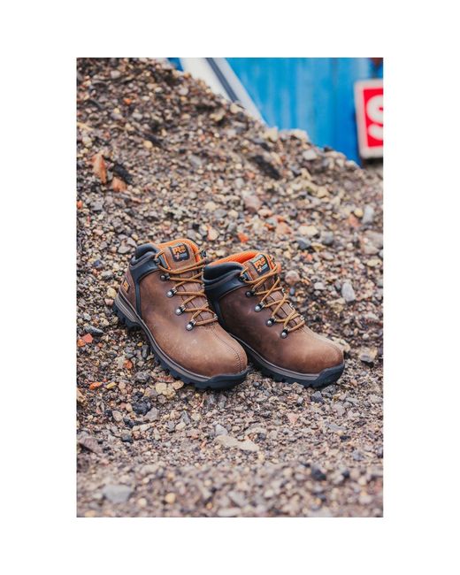 Timberland Brown Splitrock Ct Xt Leather Safety Boots
