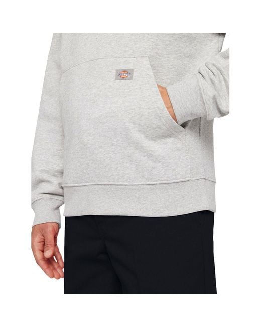 Dickies Gray Everyday Fleece Cotton Hooded Sweatshirt for men