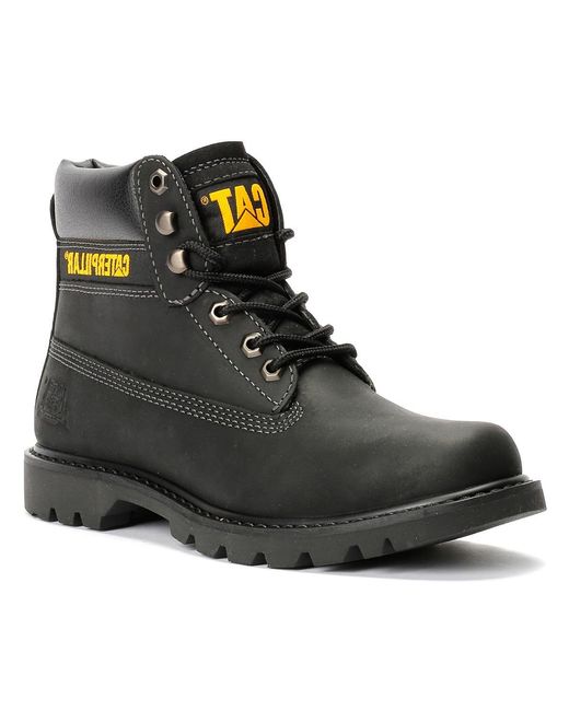 Caterpillar Black Colorado 2.0 Tractor Leather Boots for men