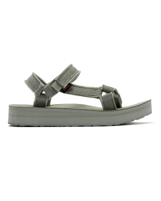 Teva Green Midform Universal Canvas Seagrass Sandals