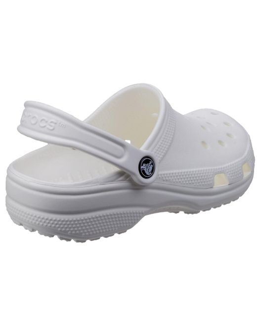 CROCSTM White Classic Croslite Rubber Clogs