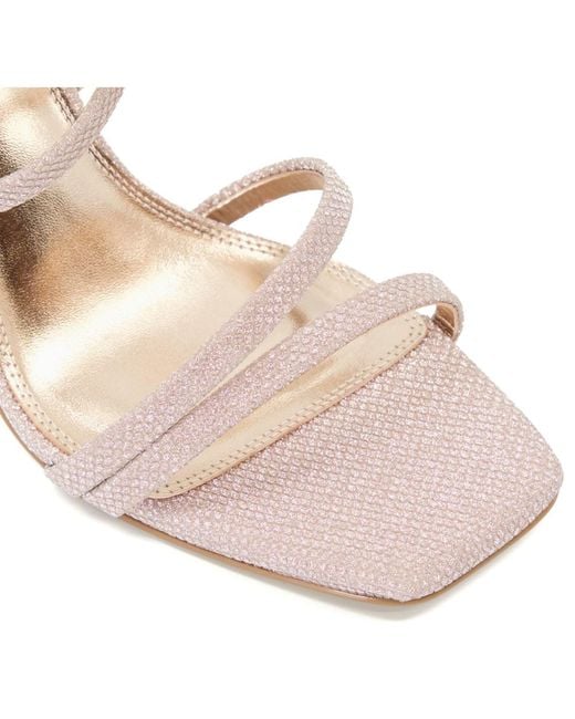 Dune Pink Musical Synthetic Rose Heels