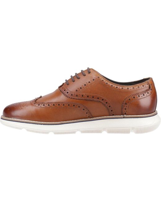 Hush Puppies Brown Zach schuhe Aus Leder