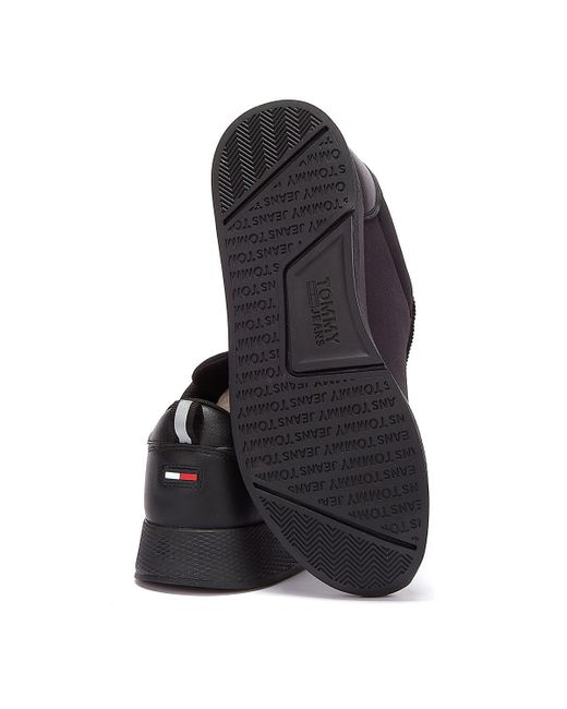 tommy jeans black trainers
