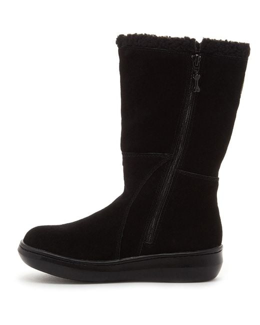 Rocket Dog Black Slope Suede Boots