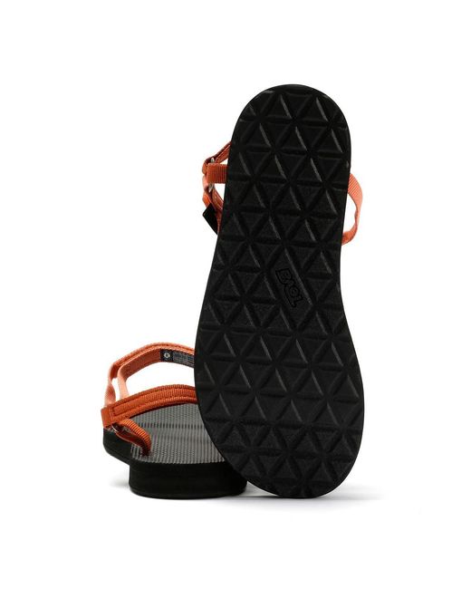 Teva Black Original Universal Slim Multi Sandals