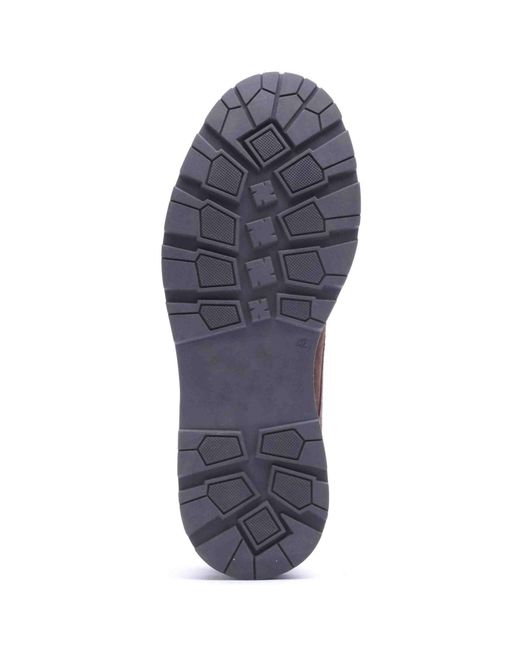 Base London Brown Vector Leather Lace-Up Shoes for men