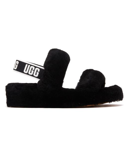 black slingback slippers