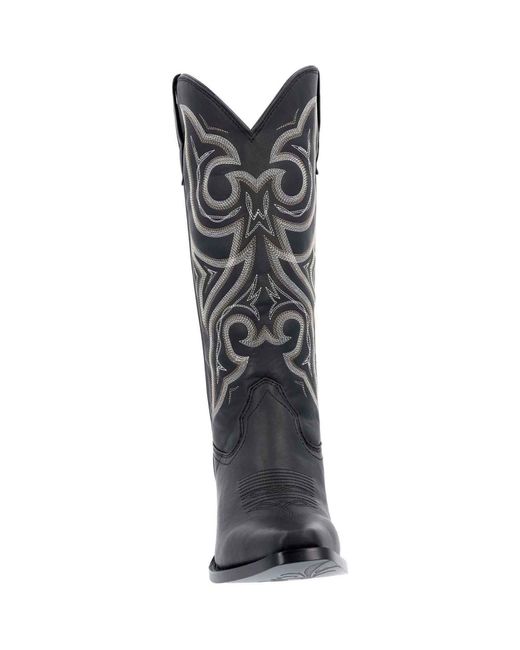 Durango Black Crush Faux Leather Boots for men