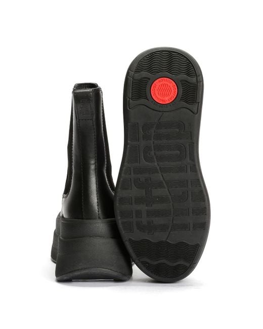 Fitflop Black F-Mode Leather Boots