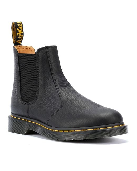 Dr. Martens Black 2976 Ambassador Leder Stiefel