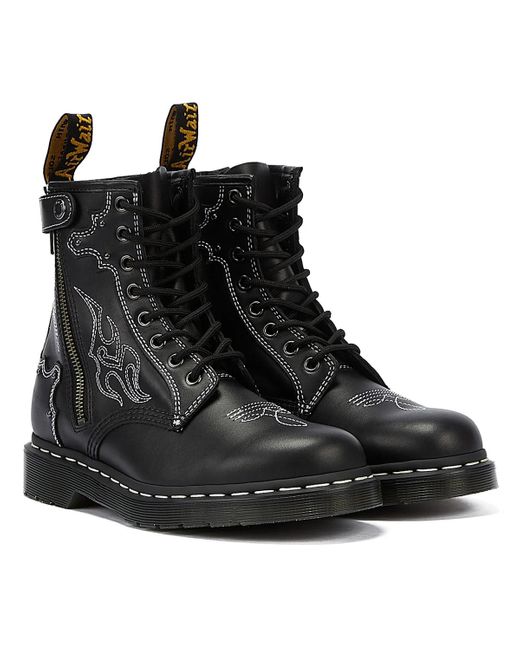 Dr. Martens Black 1460 Gothic Americana Boots