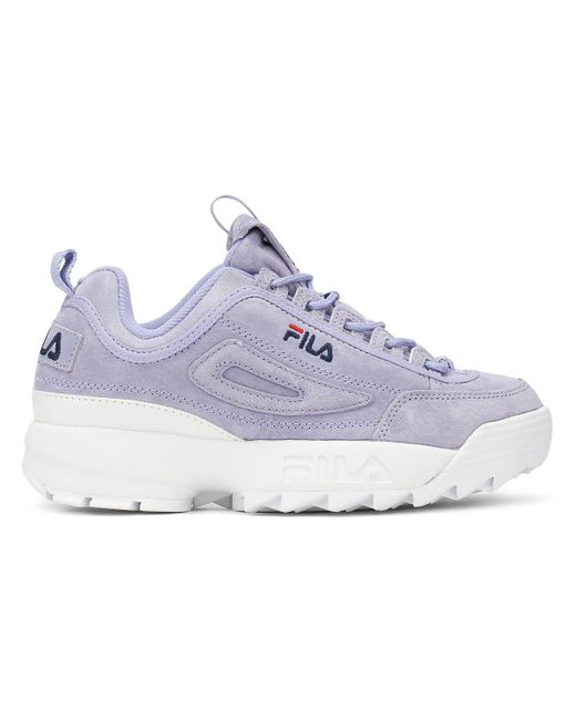 Purple suede cheap fila shoes