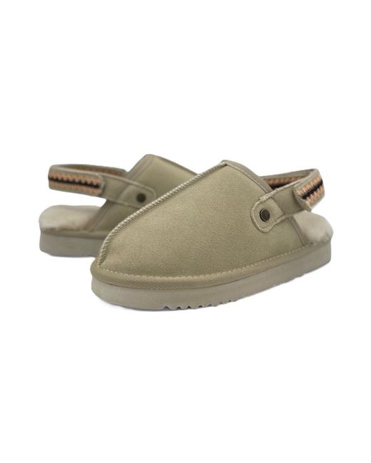 Osprey Green The Constellation Suede Sand Slippers