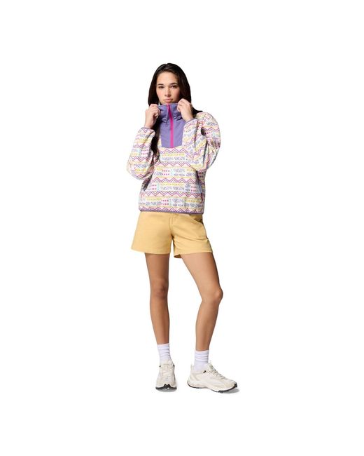 Columbia Multicolor Multicoloured Sequoia Grove Printed Half Zip