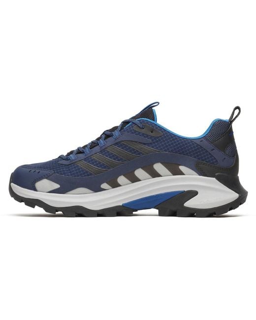 Merrell Blue Moab Speed 2 Gtx Nylon Night Hiking Shoes for men