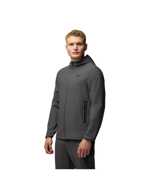 Castore Gray Lightweight Flex Jacket Track Jackets for men