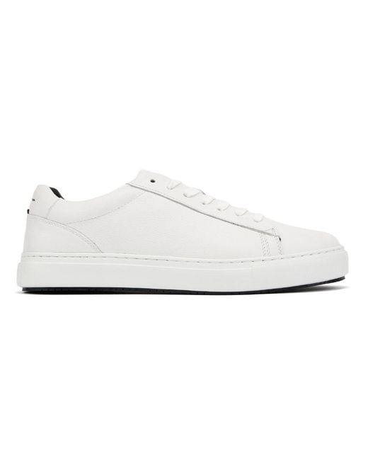 Ben Sherman White Ace Cupsole Leather Trainers for men