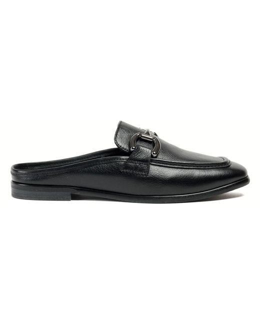 Pod Black Mila Leather Mules