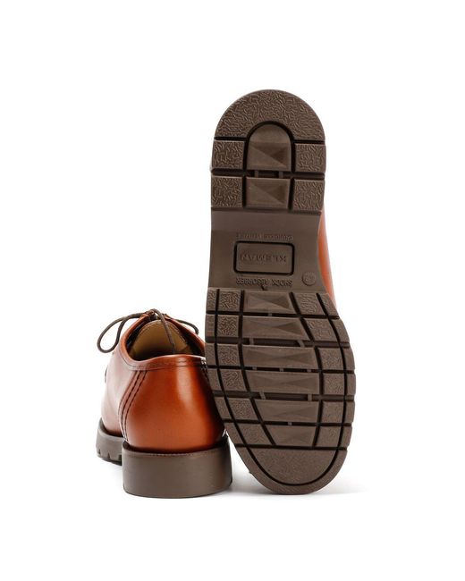 Kleman Brown Padror Th Leather Cognac Shoes for men