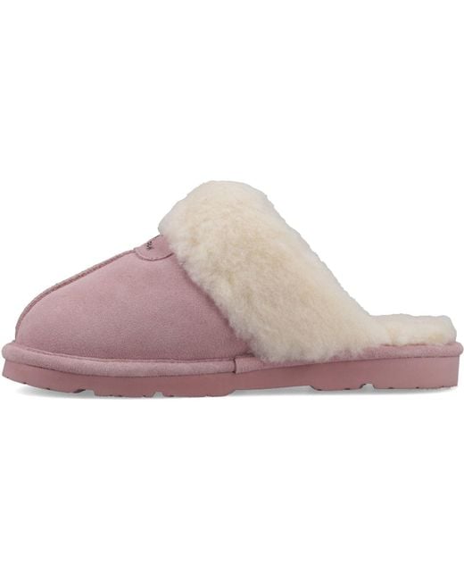 BEARPAW Pink Loki Ii Suede Peony Slippers