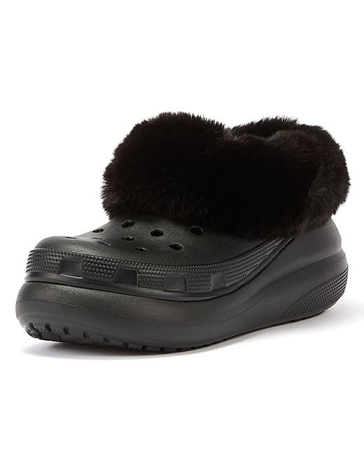 CROCSTM Black Furever Crush Glitter