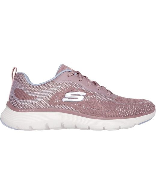 Skechers Purple Flex Appeal 5.0 Cruising Thru Textil Sneaker