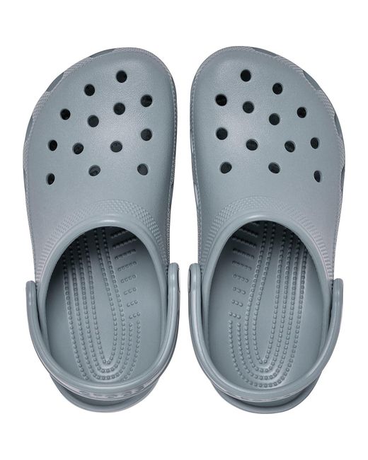 CROCSTM Gray Classic Clog Thermoplastic Concrete Clogs for men