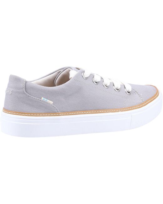 TOMS White Alex 100% Baumwolle Sneaker