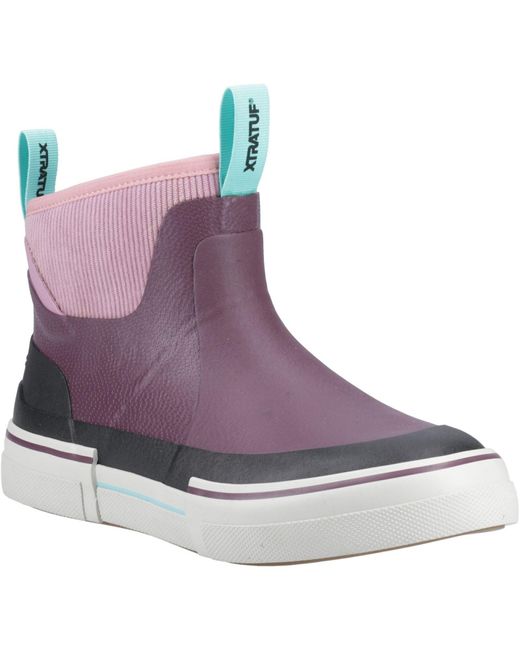 XtraTuf Purple Out Of The Ordinary Rubber Fig Wellington Boots