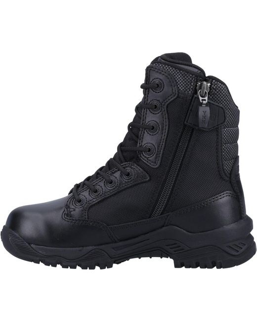 Magnum Black Strike Force 8.0 Wp Side-Zip Leather Safety Boots